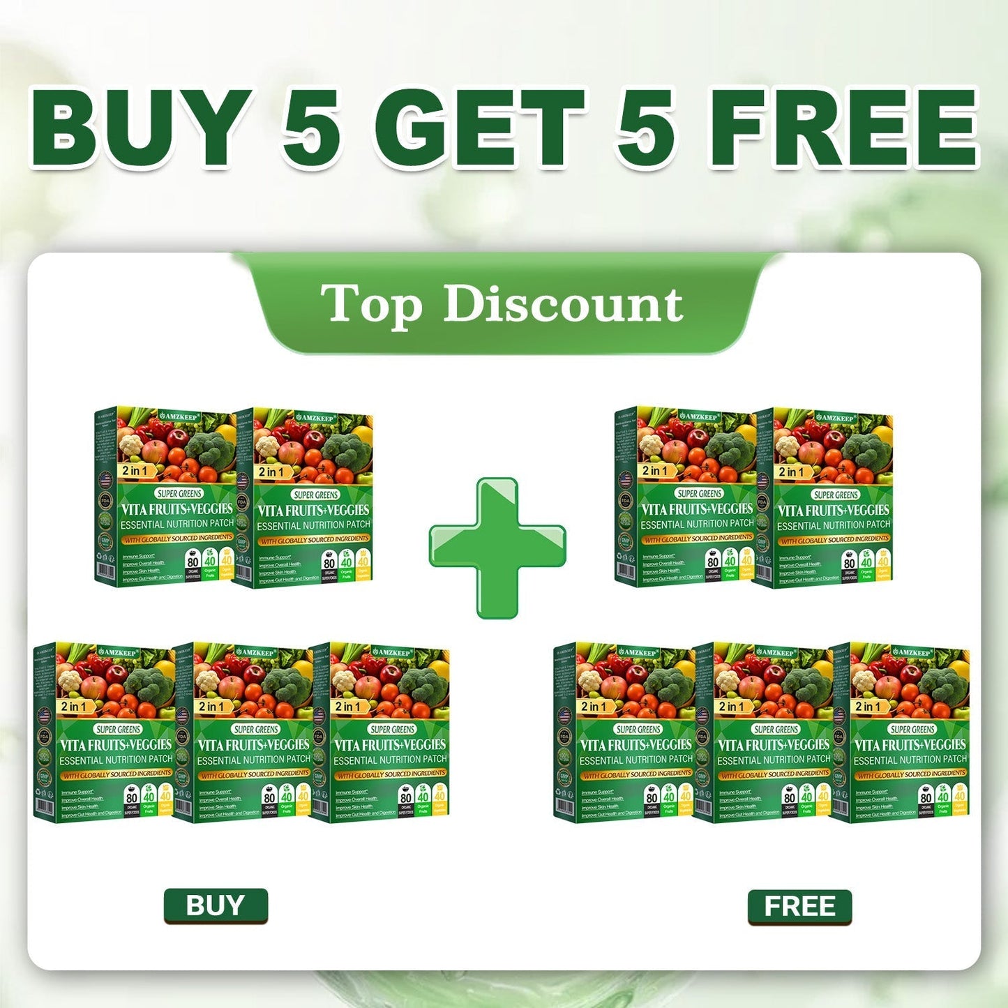 ๐จ๐ด๐๐ฒ๐ฌ๐ฌ๐ทยฎ Vita Fruit & Veggie Essential Nutrition Patch