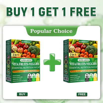 𝑨𝑴𝒁𝑲𝑬𝑬𝑷® Vita Fruit & Veggie Essential Nutrition Patch